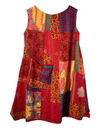 Sleeveless Kantha Dress